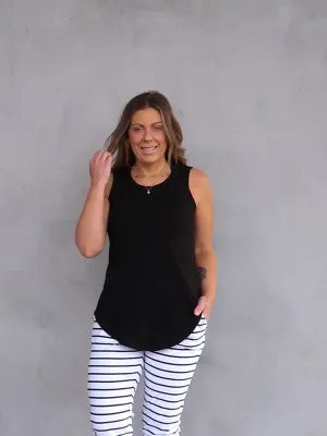 Chic Active Keira Tank - Black