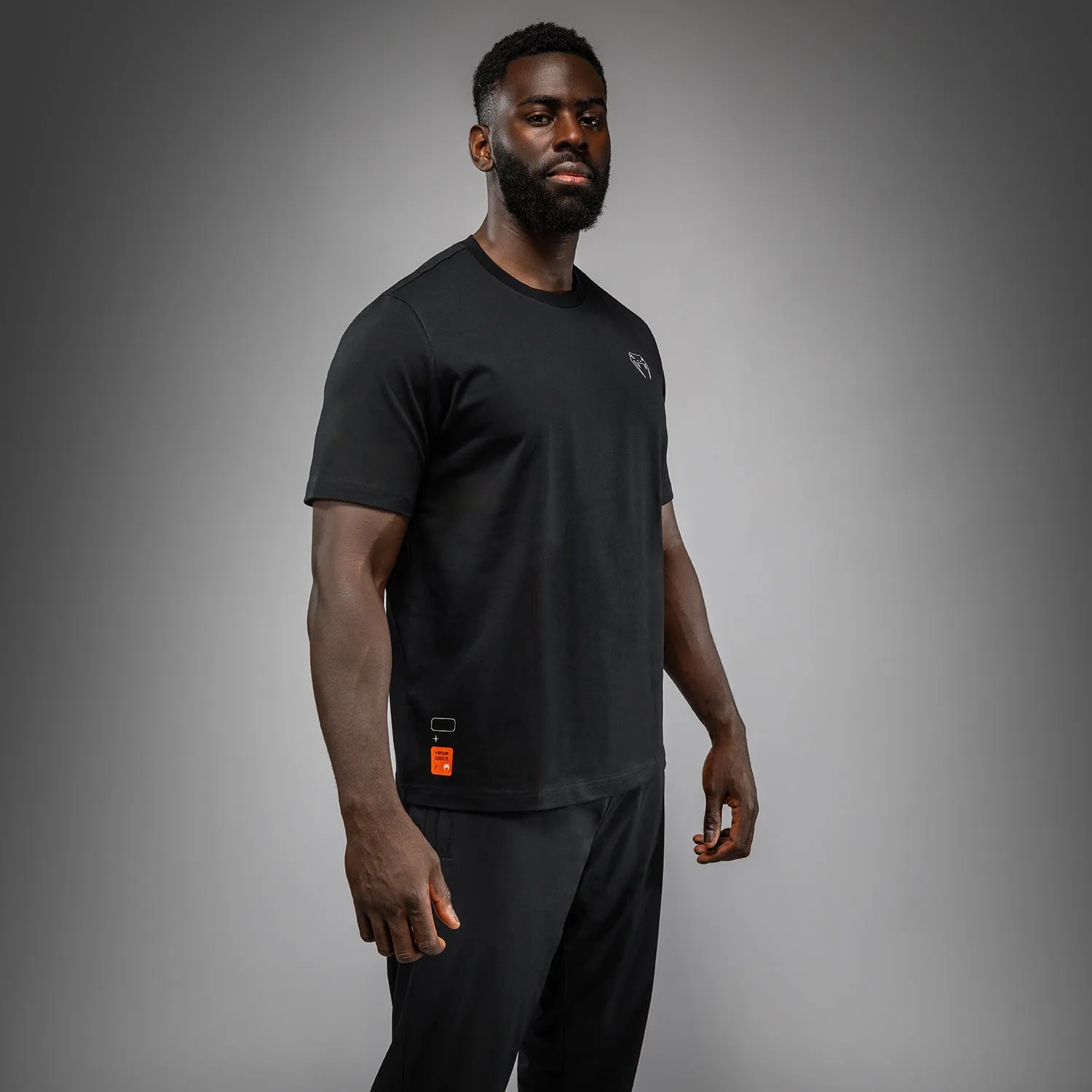 V neck elegance Venum Eclipse T-Shirt - Black/Ivory