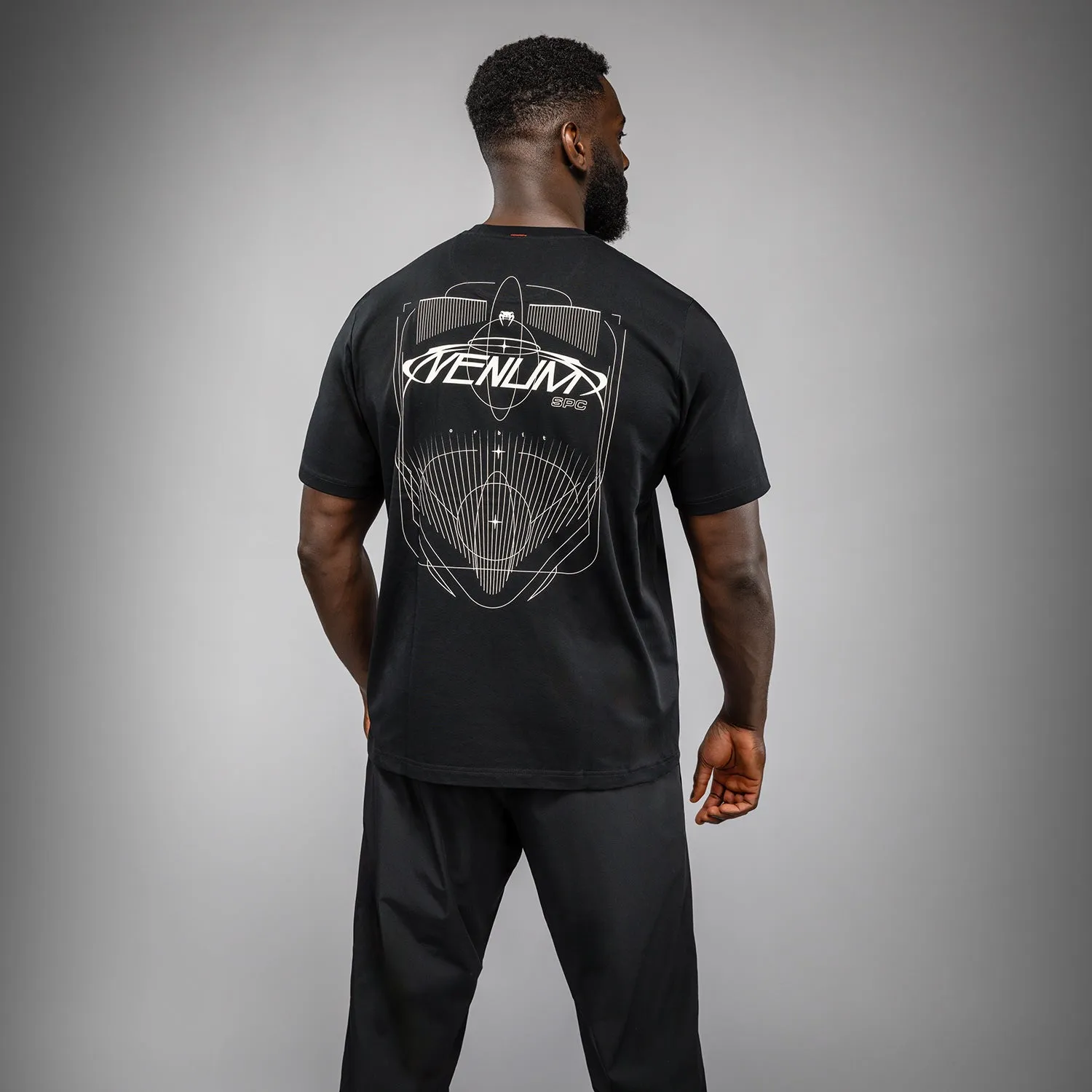 Sleek Stretch Venum Eclipse T-Shirt - Black/Ivory