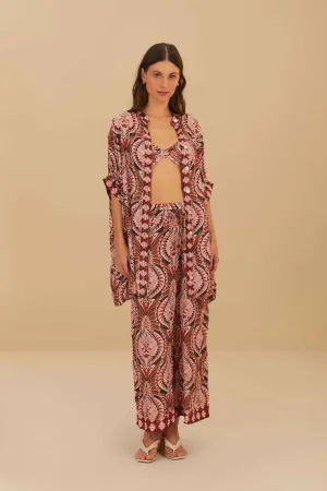 Comfy All-Day Pink Pineapple Jewelry Pants