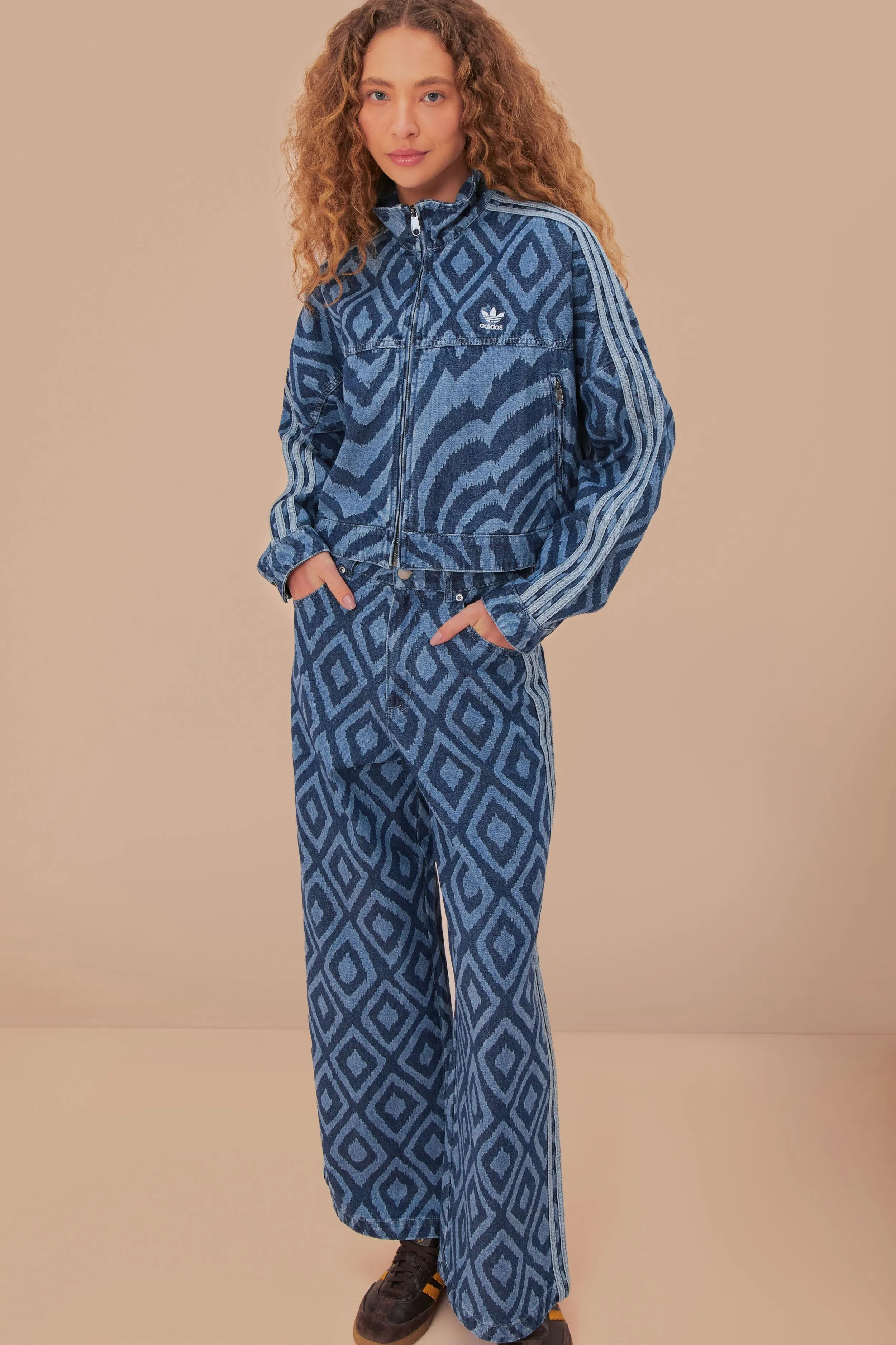 Adaptable Style Rugged Fit Adidas Farm Rio Denim Pants