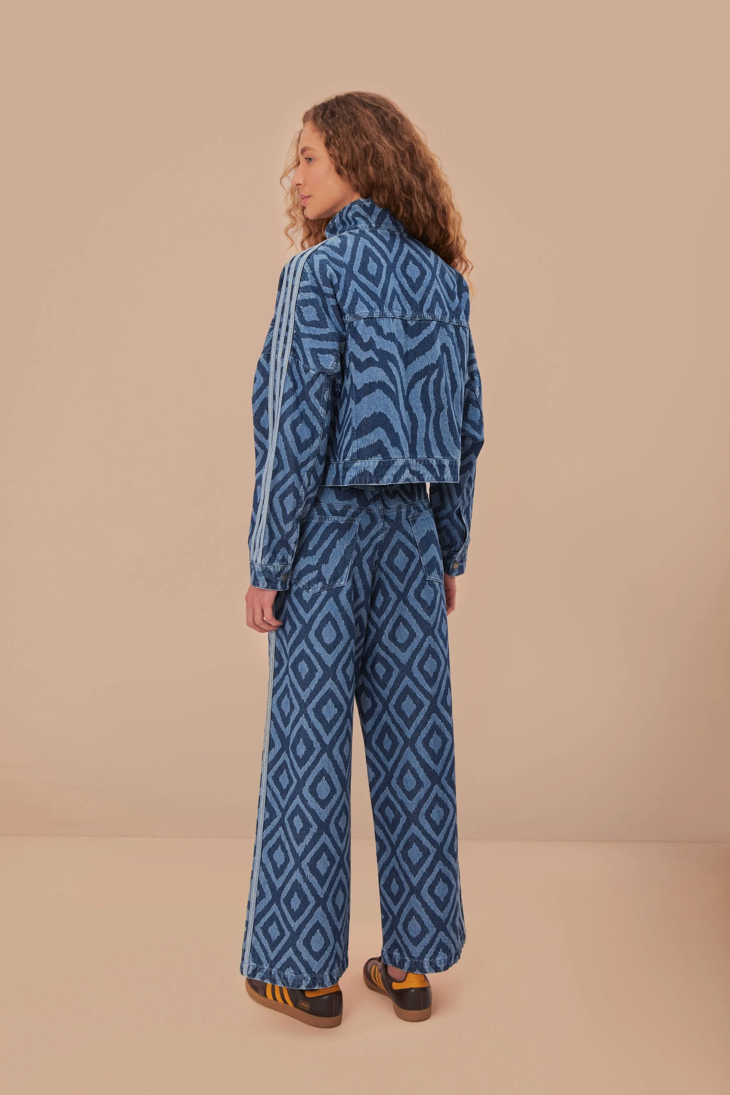 Adidas Farm Rio Denim Pants Easy Stretch Fit