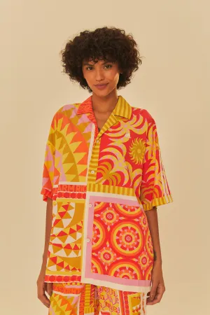 Adidas Farm Solar Kaleidoscope Pink Top Warm Hoodie Virtual Fit