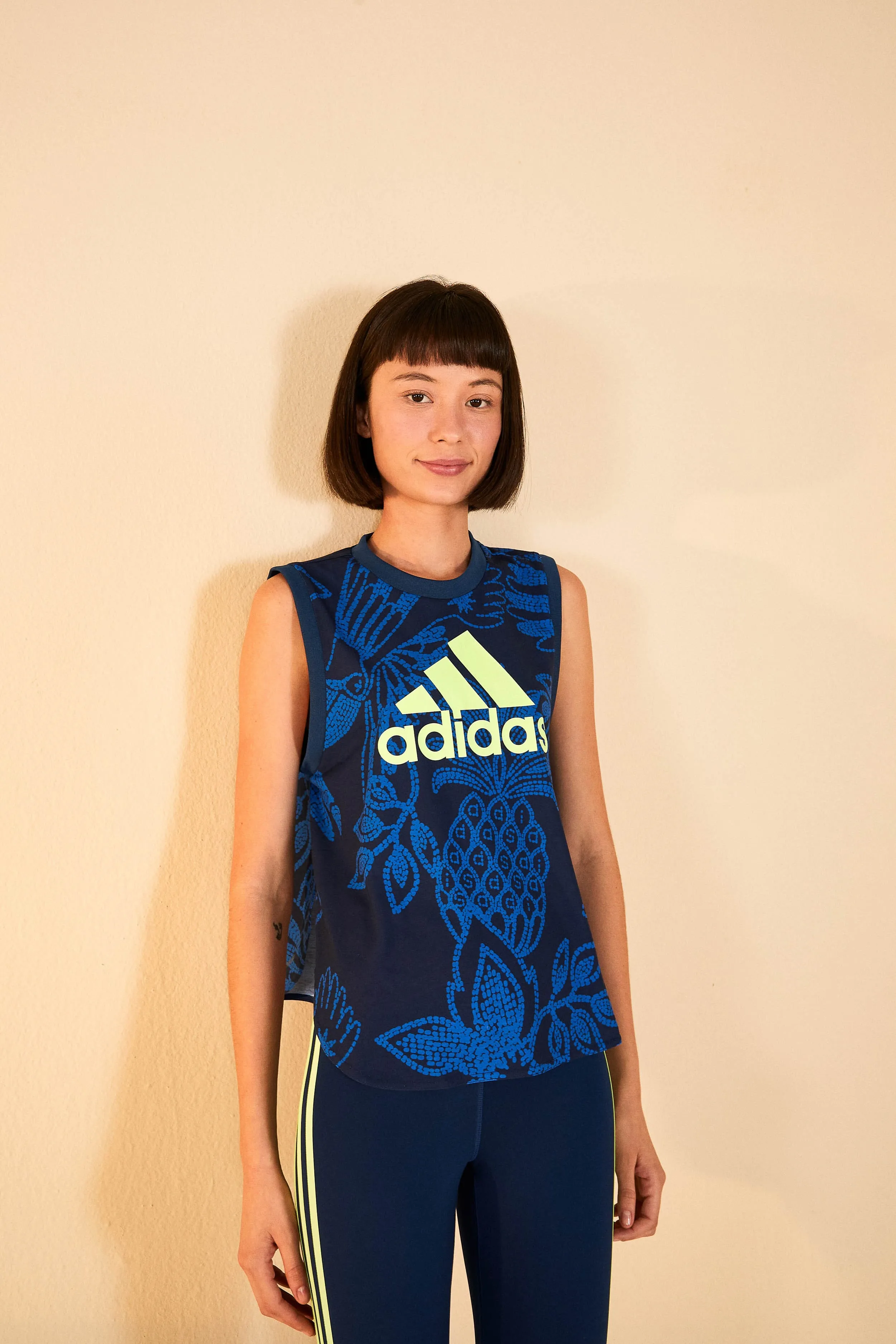 Vegan Mood Adidas Farm Tank Top Blue