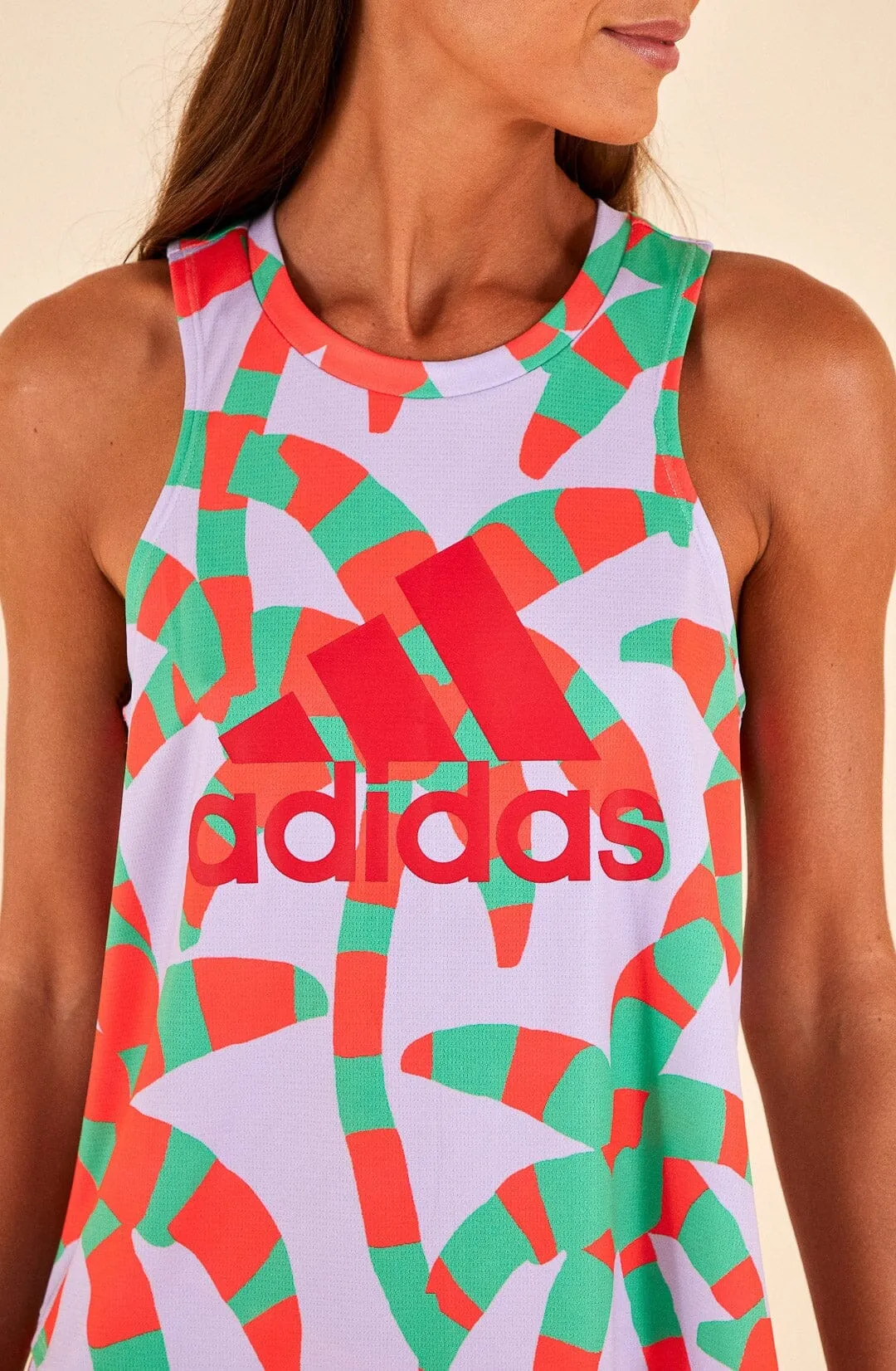 Adidas Farm Tank Top Purple QuickDrying
