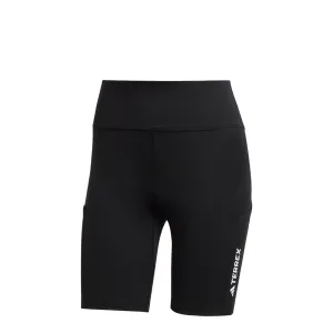 Adidas Terrex Womens WMT 8In Tight Short Black Stretch Fit