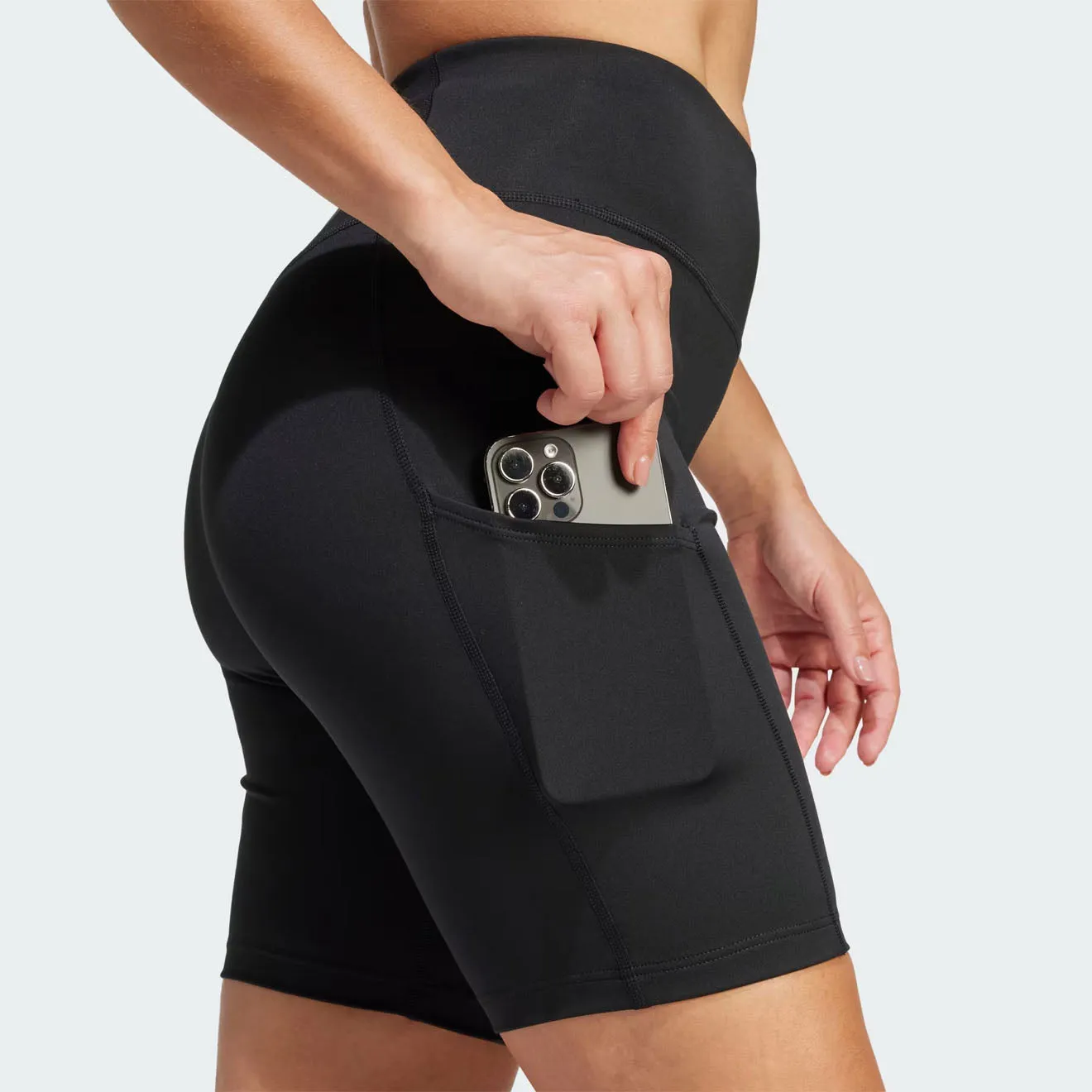 ReinforcedStressPoints Adidas Terrex Womens WMT 8In Tight Short Black