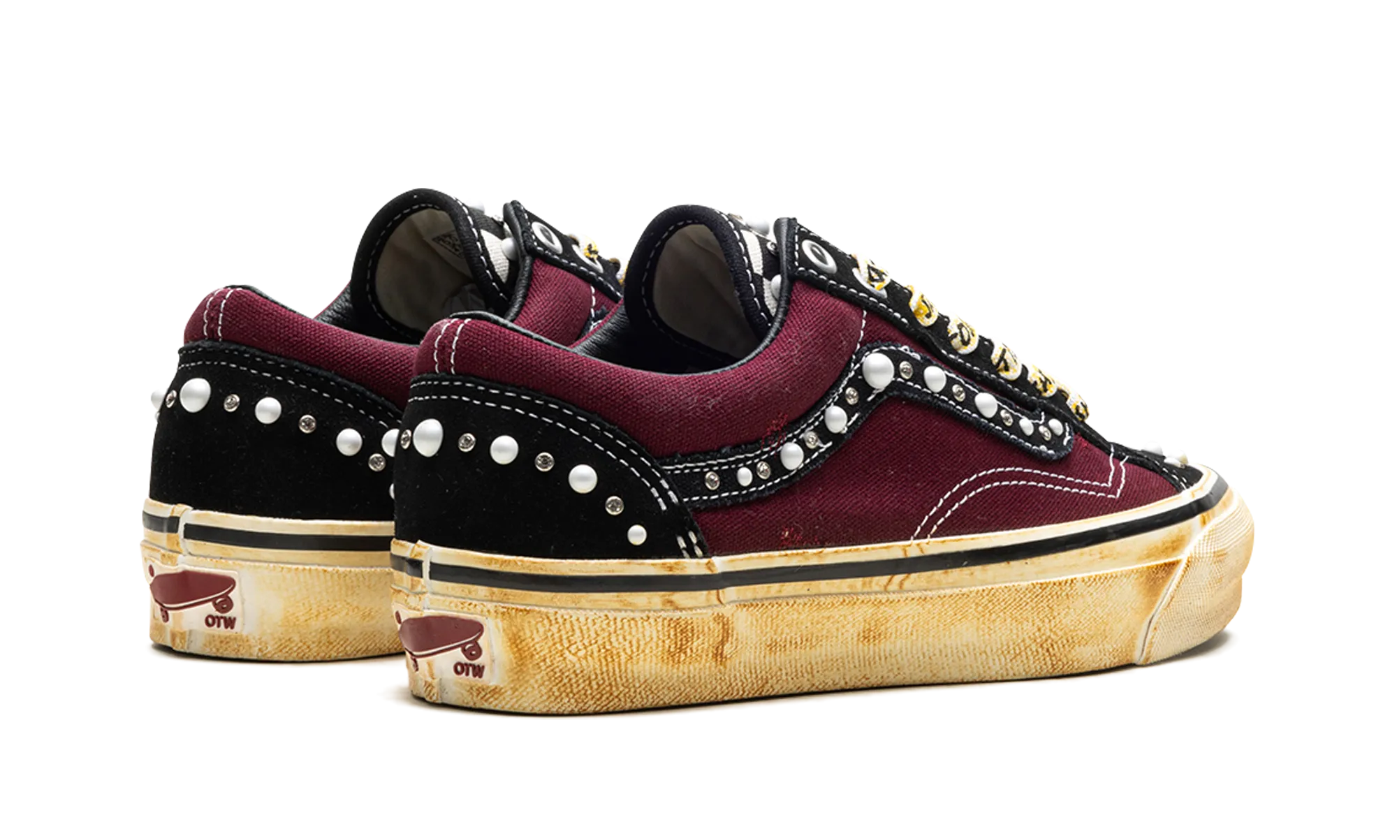 Flexible Build Sweat   wicking OTW Old Skool Reissue 36 "Satoshi Nakamoto Pearlized Port Royale (Friends and Family)"