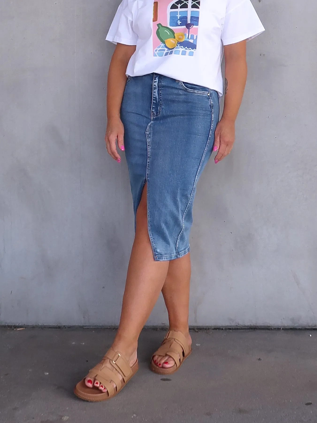 Performance Outfit Alora Denim Skirt