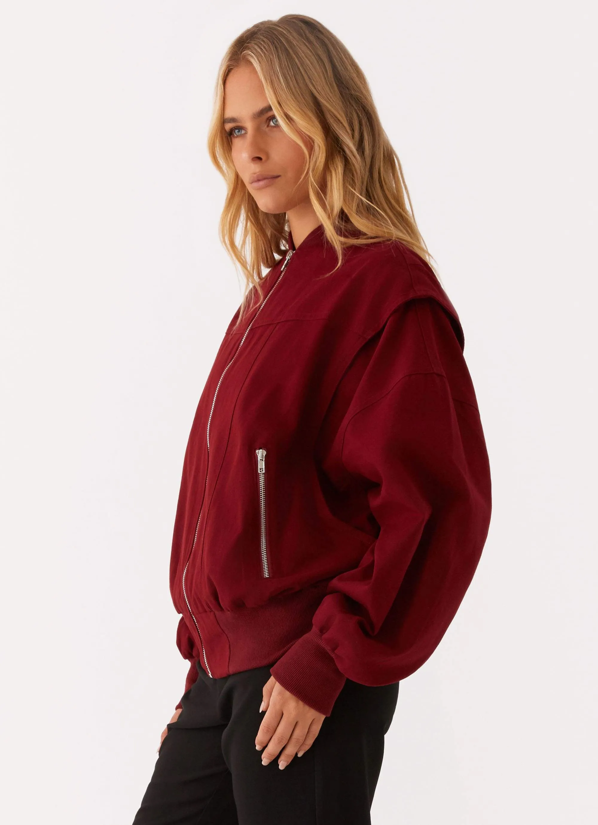 Alabama Bomber Jacket - Red Stretch Enhanced Mobility Zones