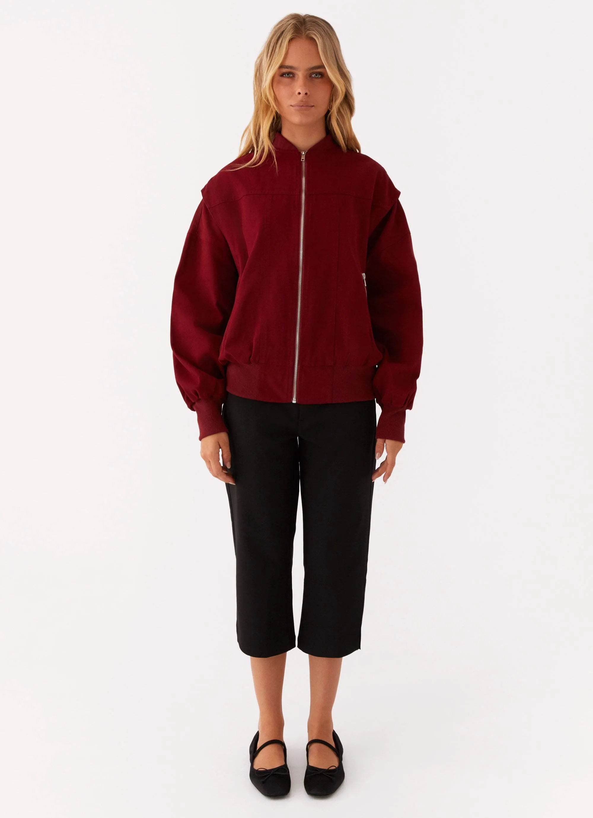 Alabama Bomber Jacket - Red Snag Free Surface