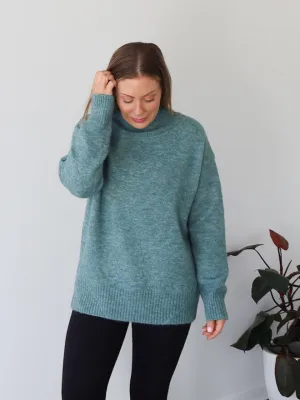 Lightweight Thermal Weave Alain Knit - Green