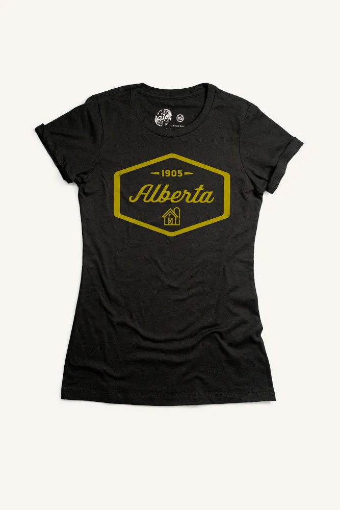 Alberta 1905 T-shirt (Womens) print design Foam Print Detail