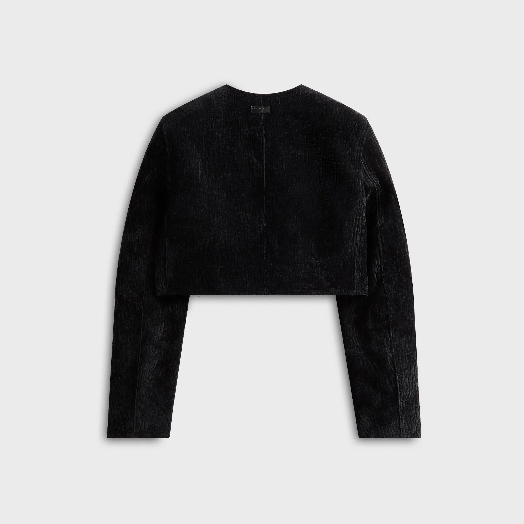 Alexander Wang Cropped Boxy Jacket - Black Functional Layer Piece Lined Pockets