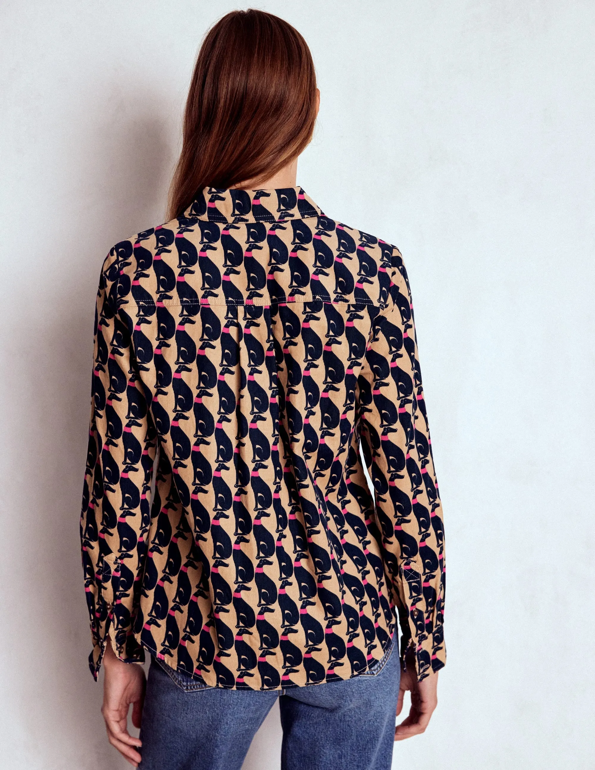 Sienna Cord Shirt-Safari, Cosy Greyhound Stylish Everyday Wear