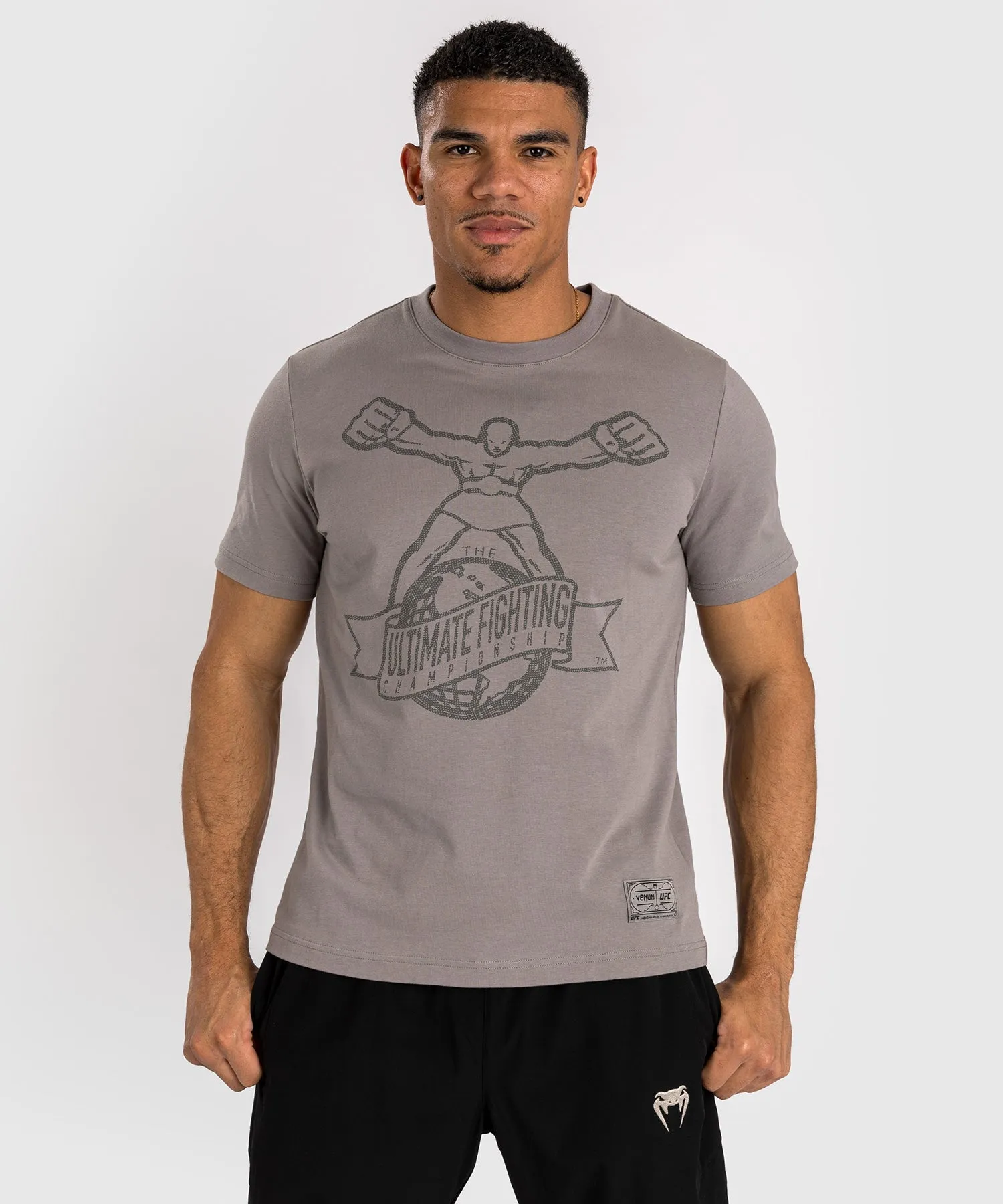 Sleek Fit UFC by Venum Ulti-Man T-Shirt - Grey