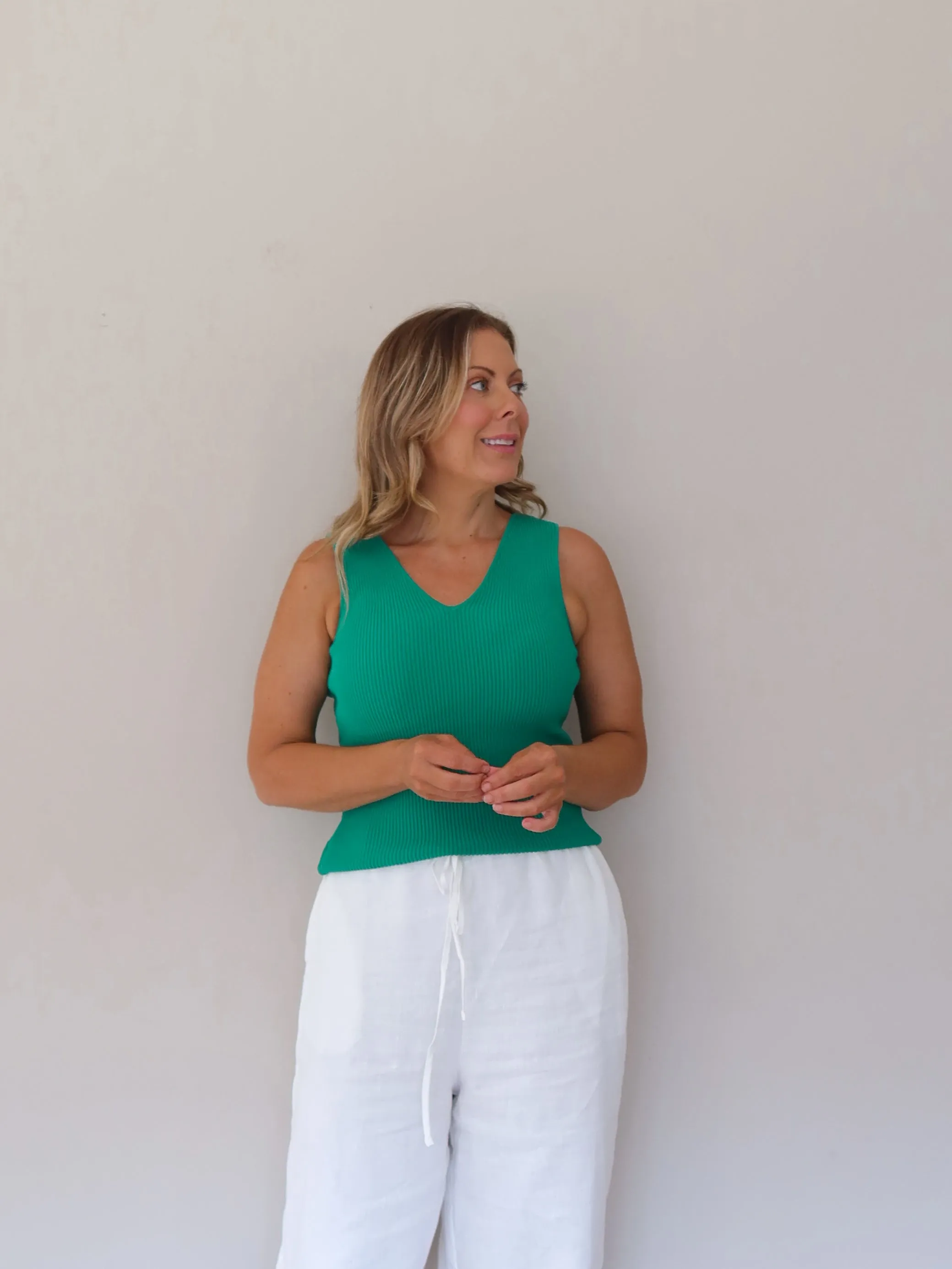 anti missile Amina Tank - Green