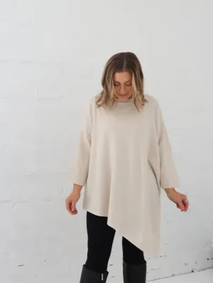 Annie Knit - Beige Layered Texture