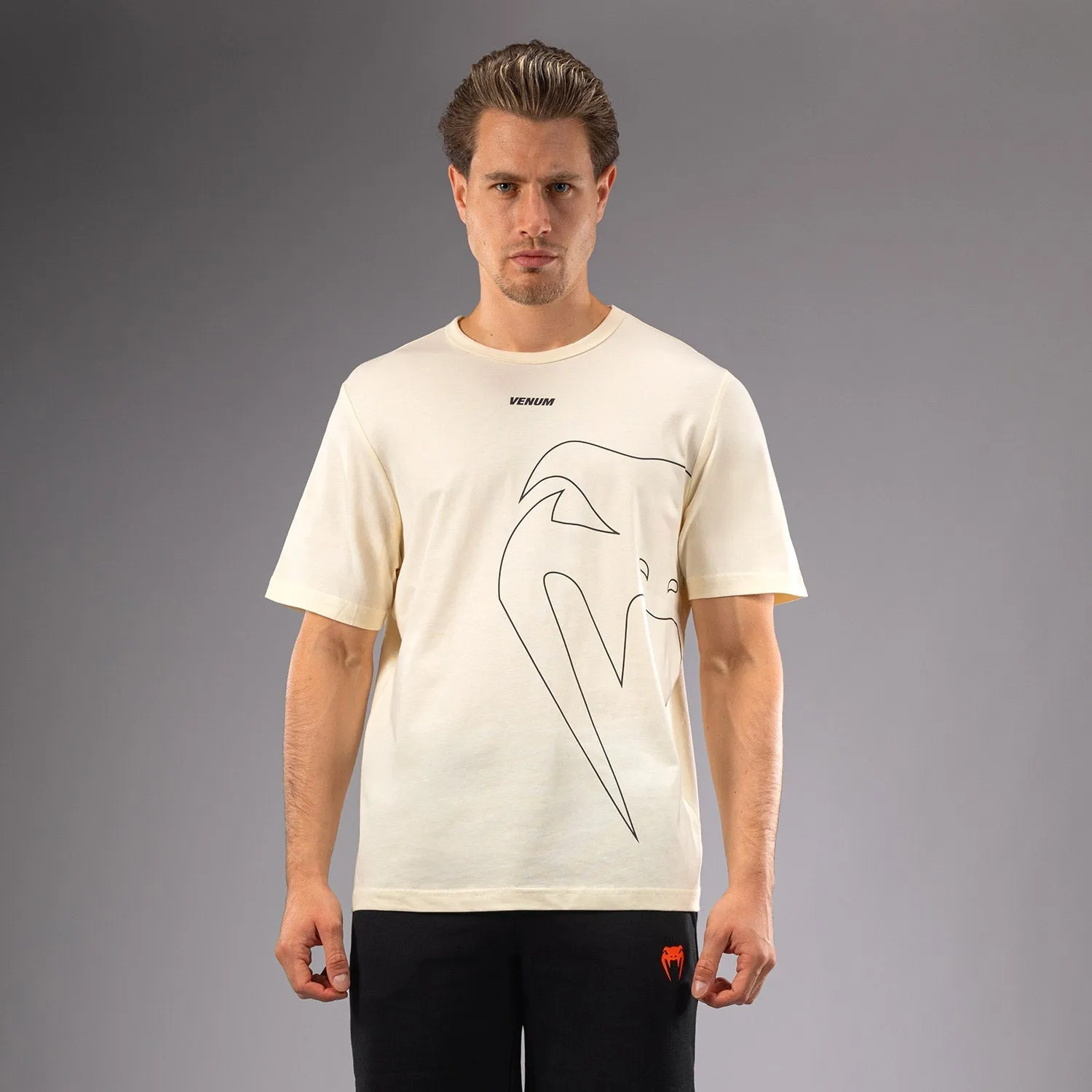 harmonious Easy-Going Style Venum Giant Connect T-Shirt - Off-White