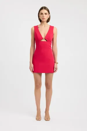 Ariel Monogram Mini Dress Vibrant color dress