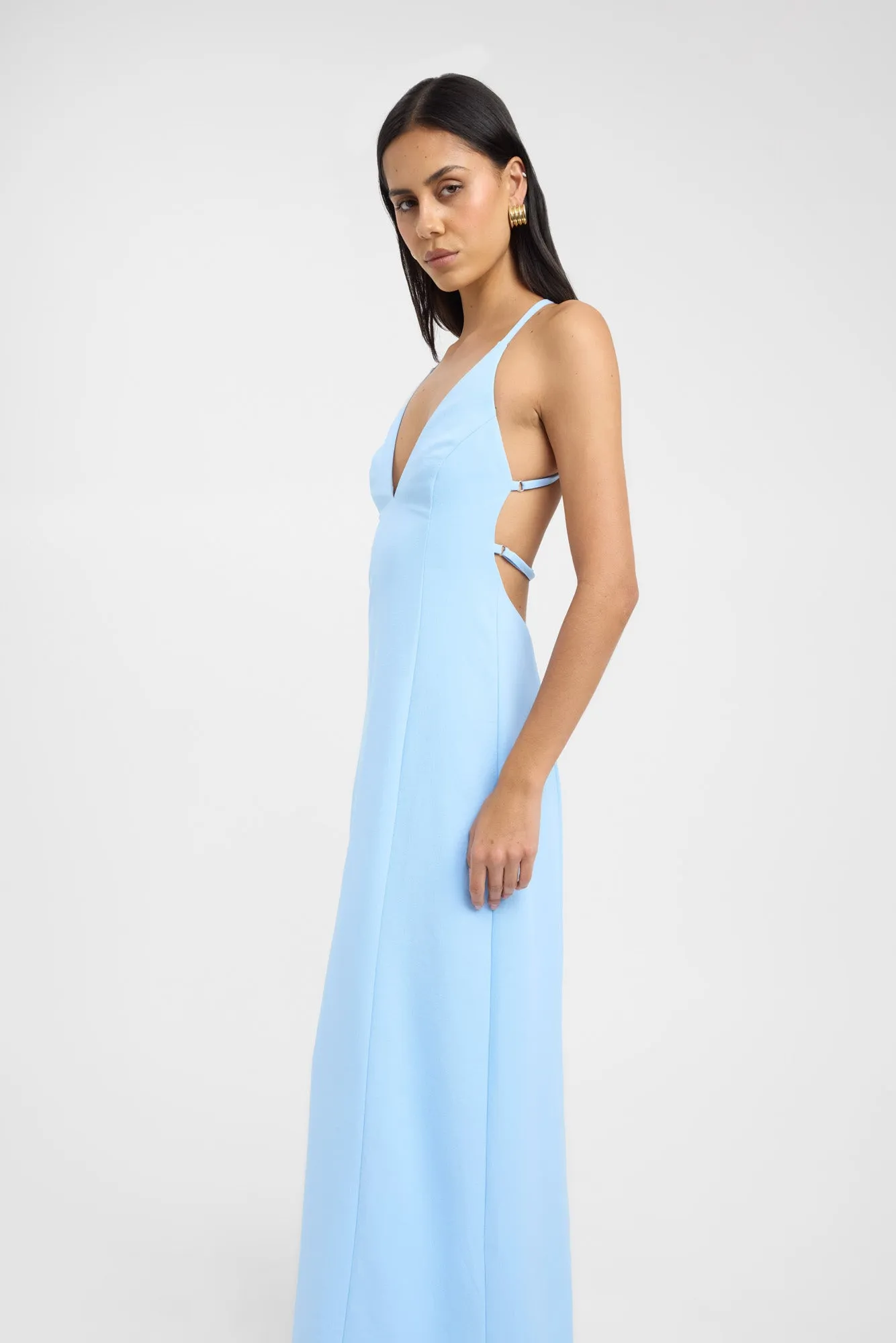 Spring-Season Ariel Strappy Maxi Dress