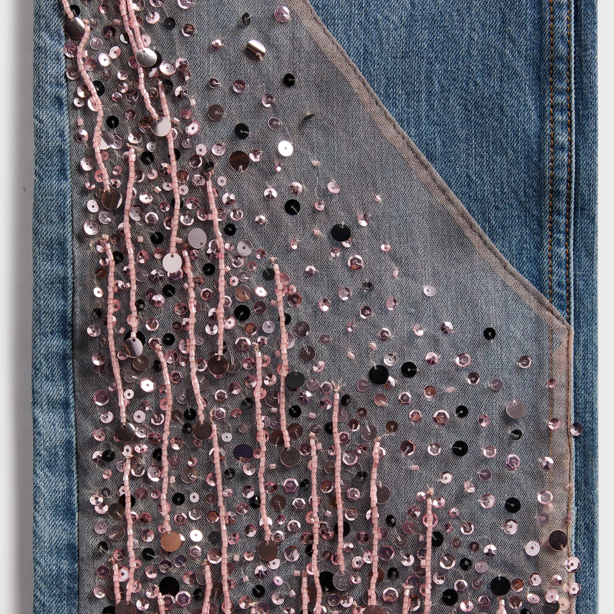 Secure fit Asta Resort Helena Hand Beaded Jean - Bon Bon Pink