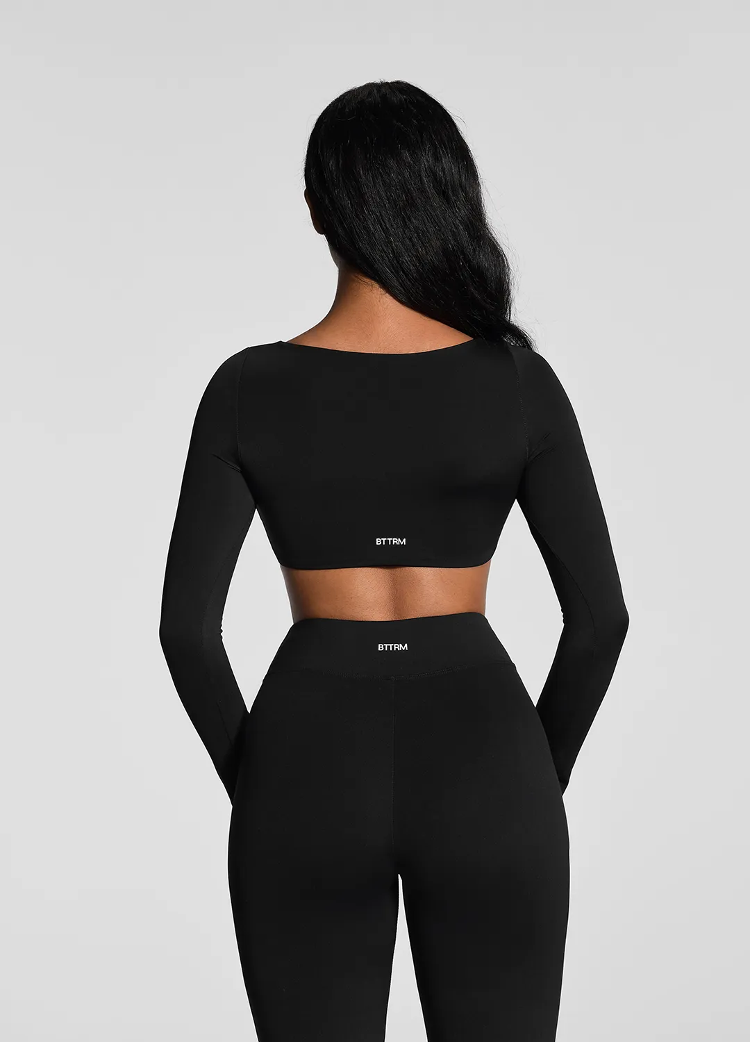 Square Neck Crop Top Stretchy Structure Sleeveless