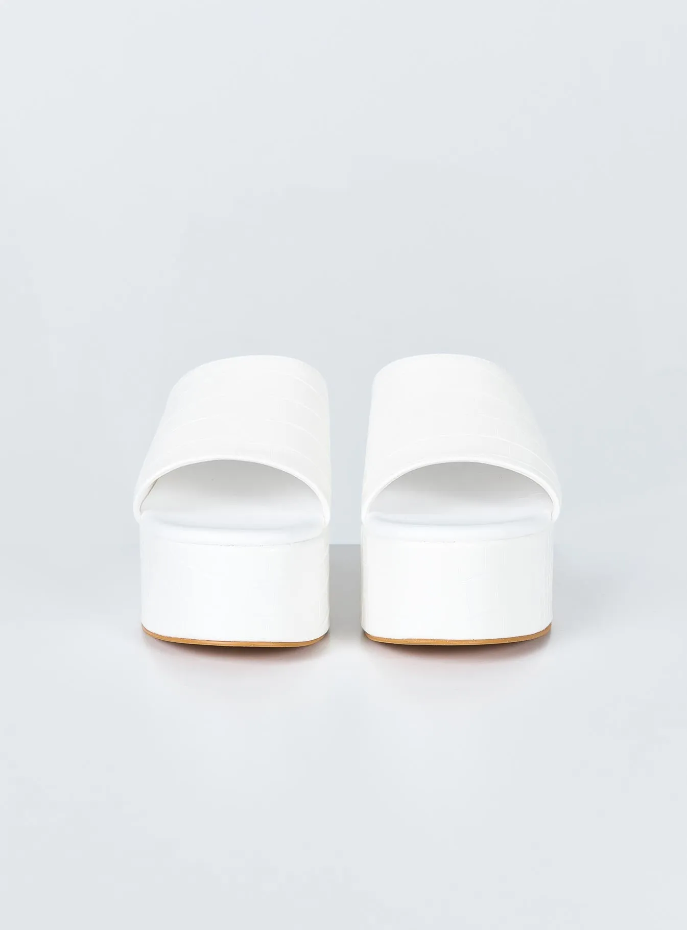 Austin Heels White Croc Luxe Edge Weekend Energy