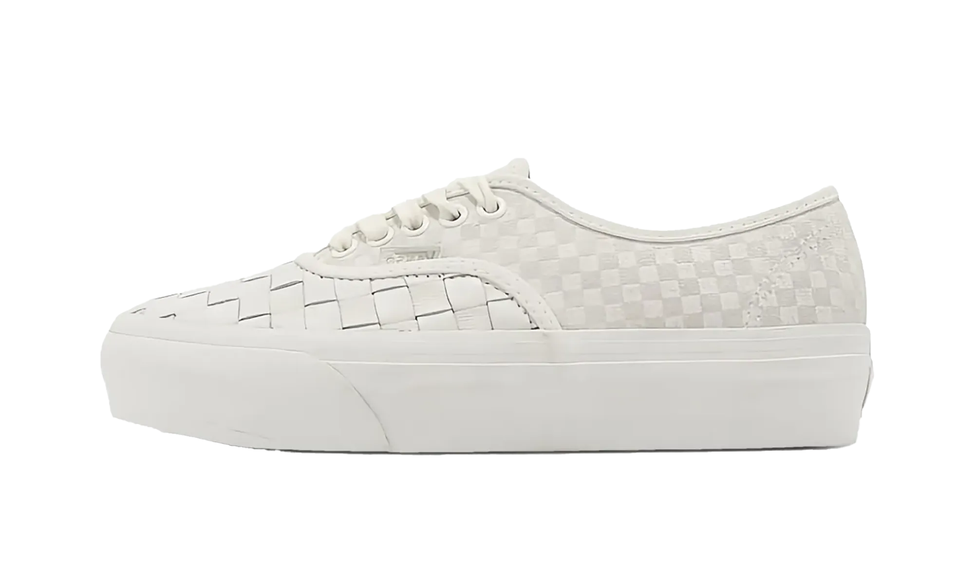 Dry Feet Authentic Platform 2.0 Woven "White Woven"