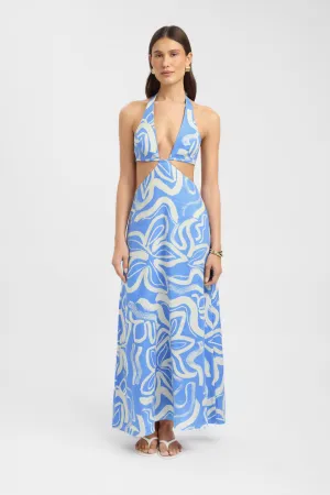 Crinkle Effect Soley Maxi Dress