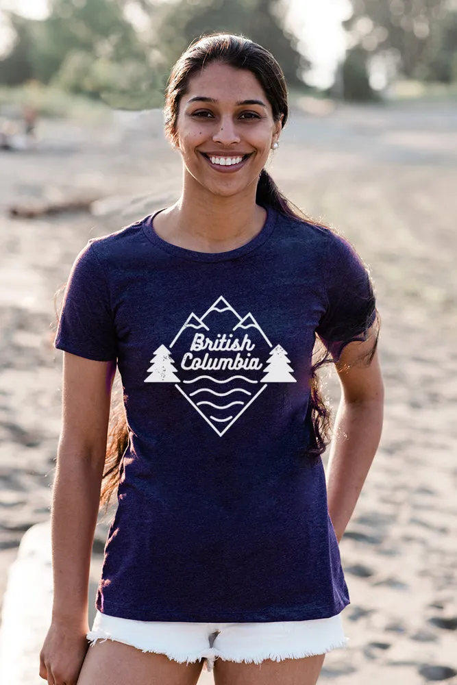 Leisure Wear Beautiful British Columbia T-shirt (Womens)