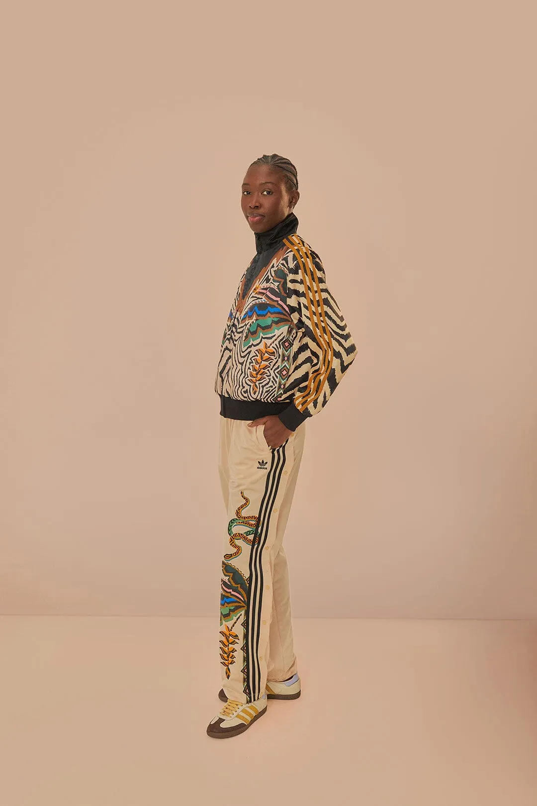 Quick Dry Fit Beige Adidas Farm Rio Pants