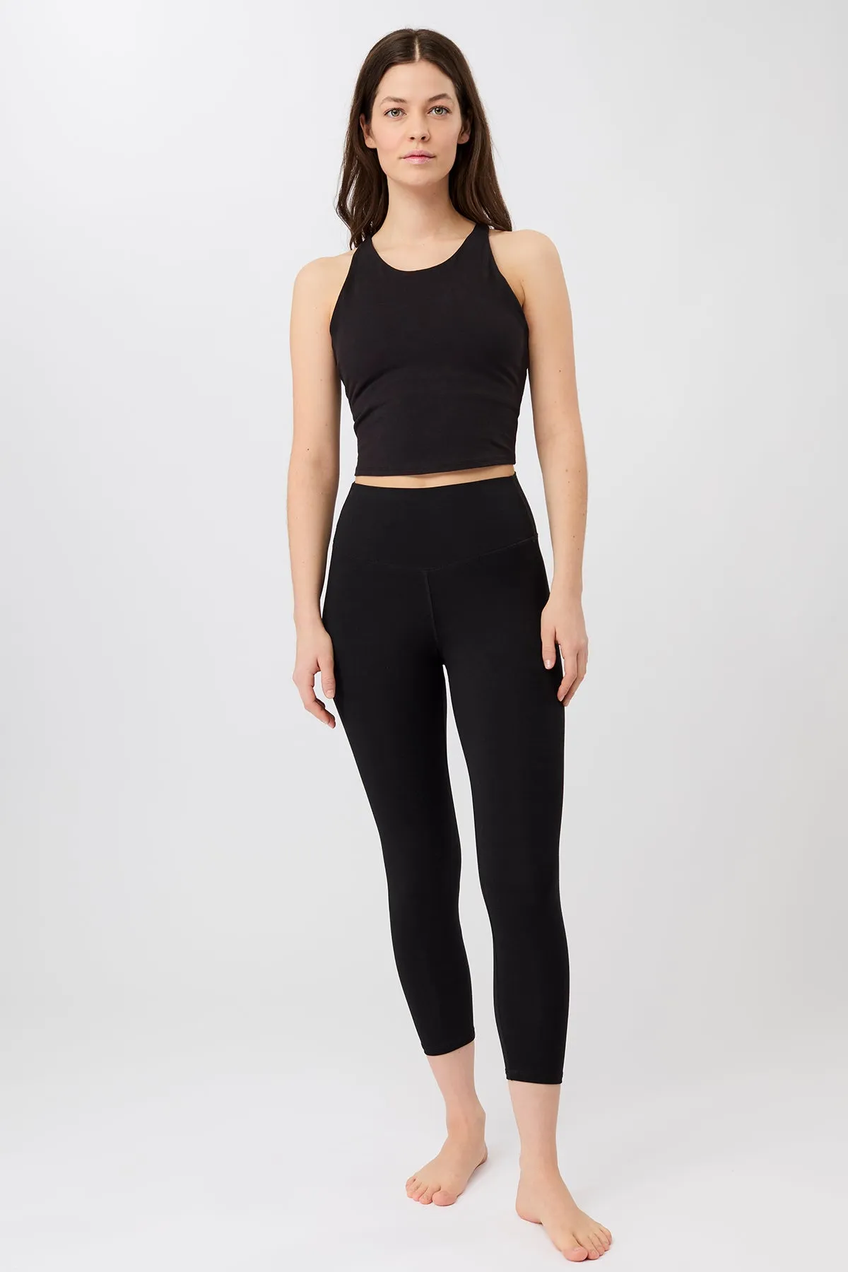 Best Cropped Legging - Black Stretch Fit
