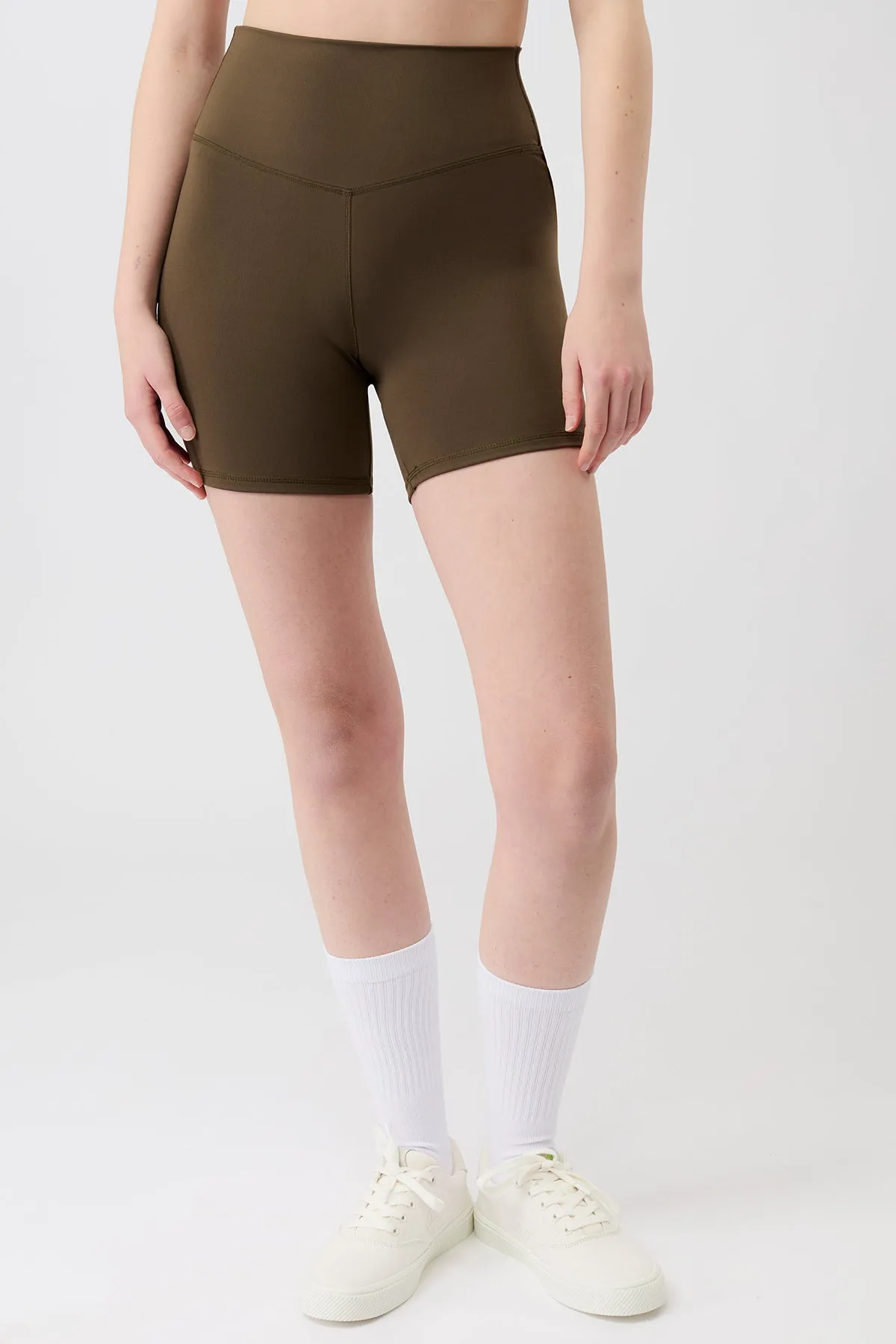 Biker Shorts - Emerald Morning Stretch Soft Touch