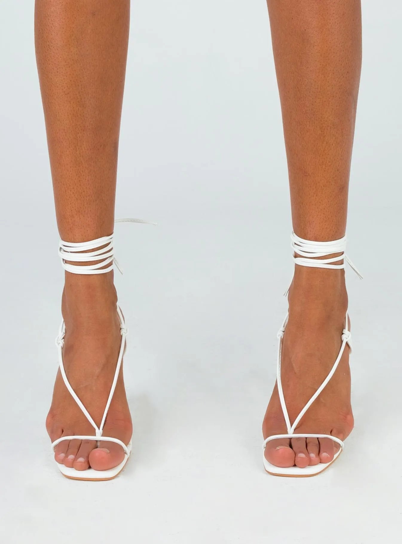 Billini Virden Heels White Luxe Evening Heels