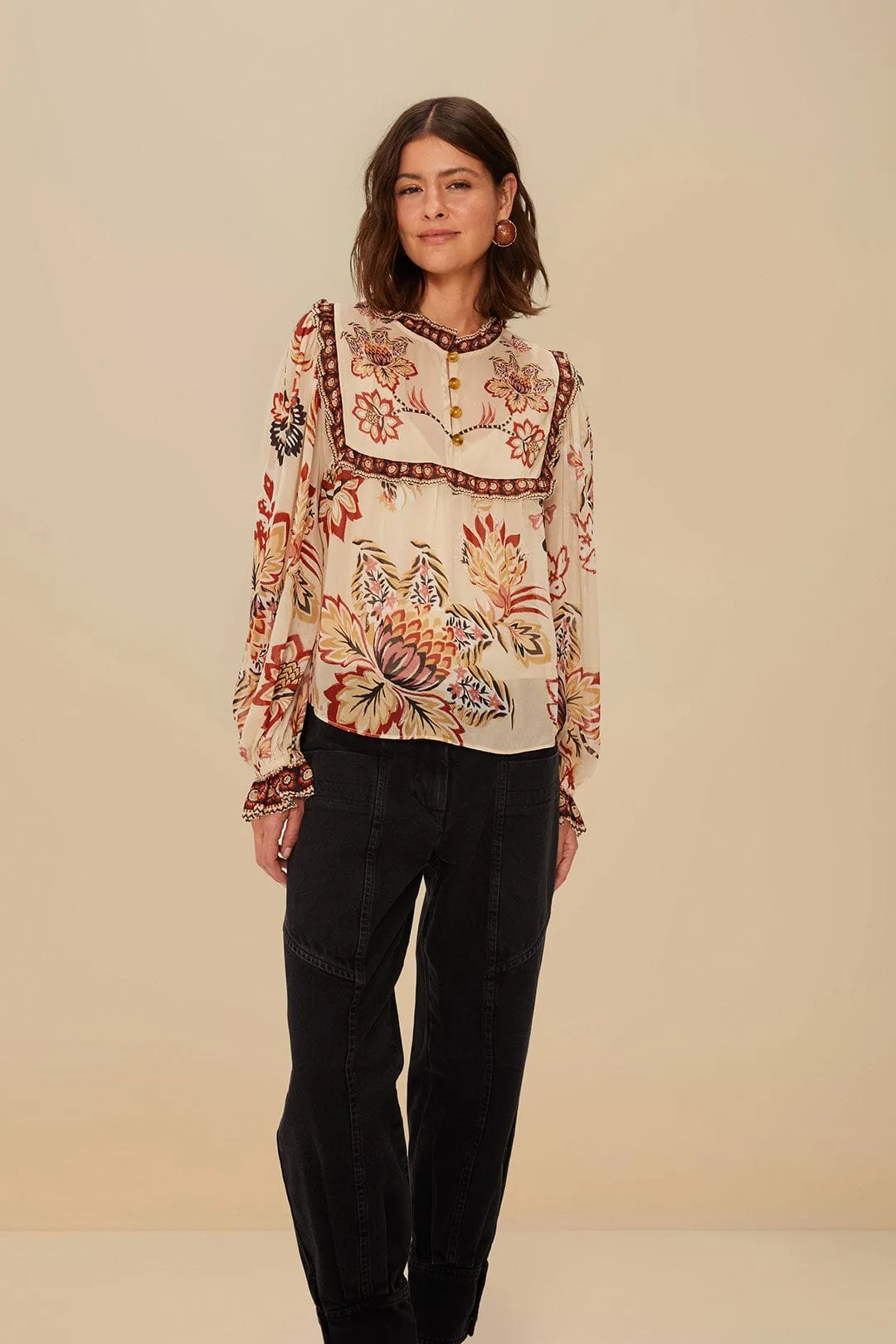 Flattering Comfort Wear Compact Storage Black Denim Pants