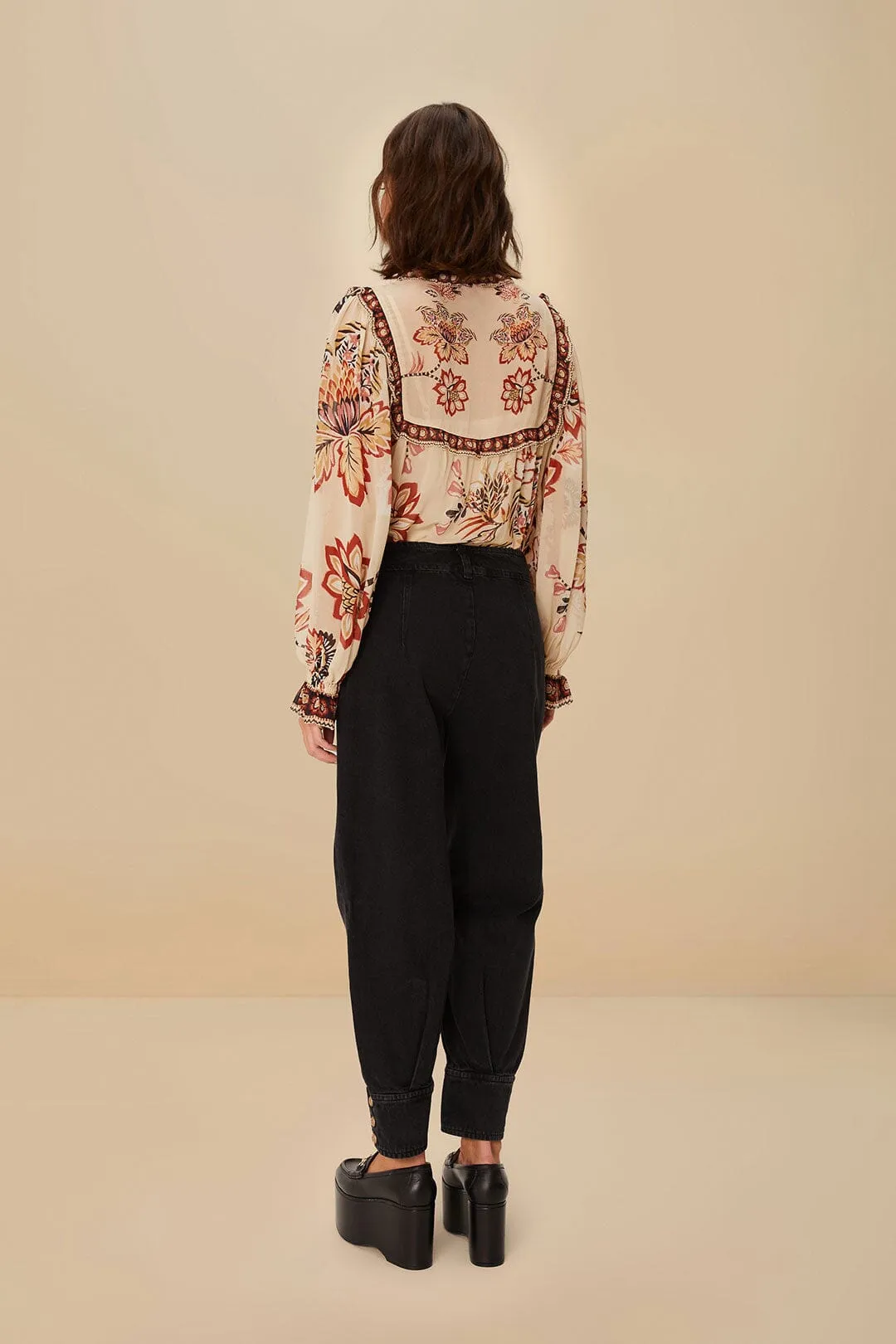 Black Denim Pants Body Sculpting Sleek lines