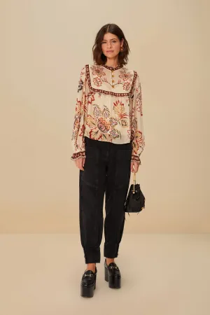 Shape Retention Secure Closures Black Denim Pants