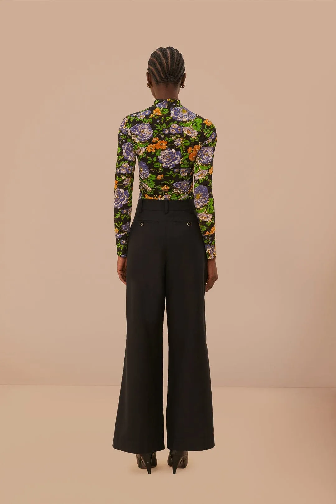 Easy Stretch Black Hight Waisted Pants