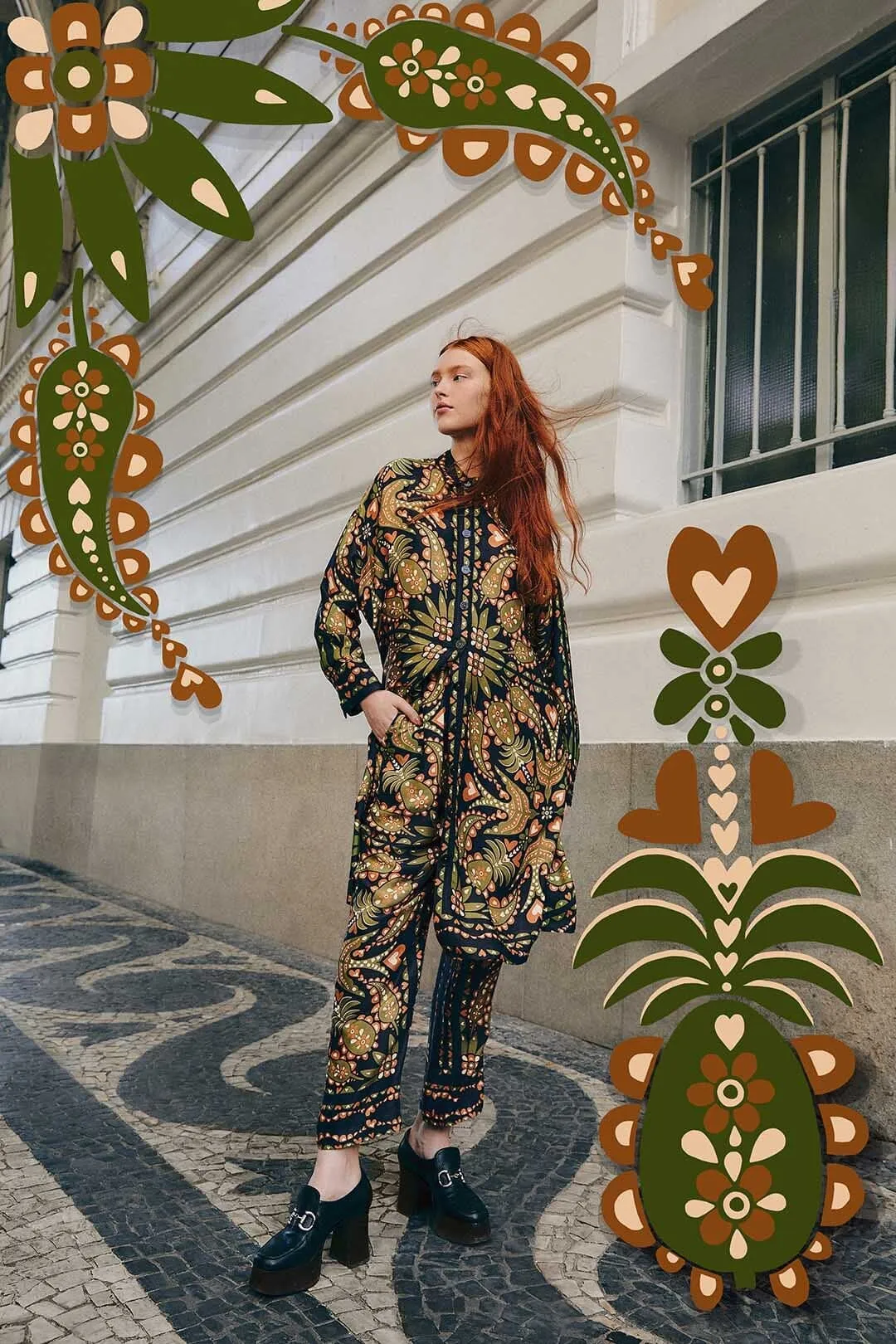 Black Martina Scarf Pants LightweightInsulation Anti Snag Fabric