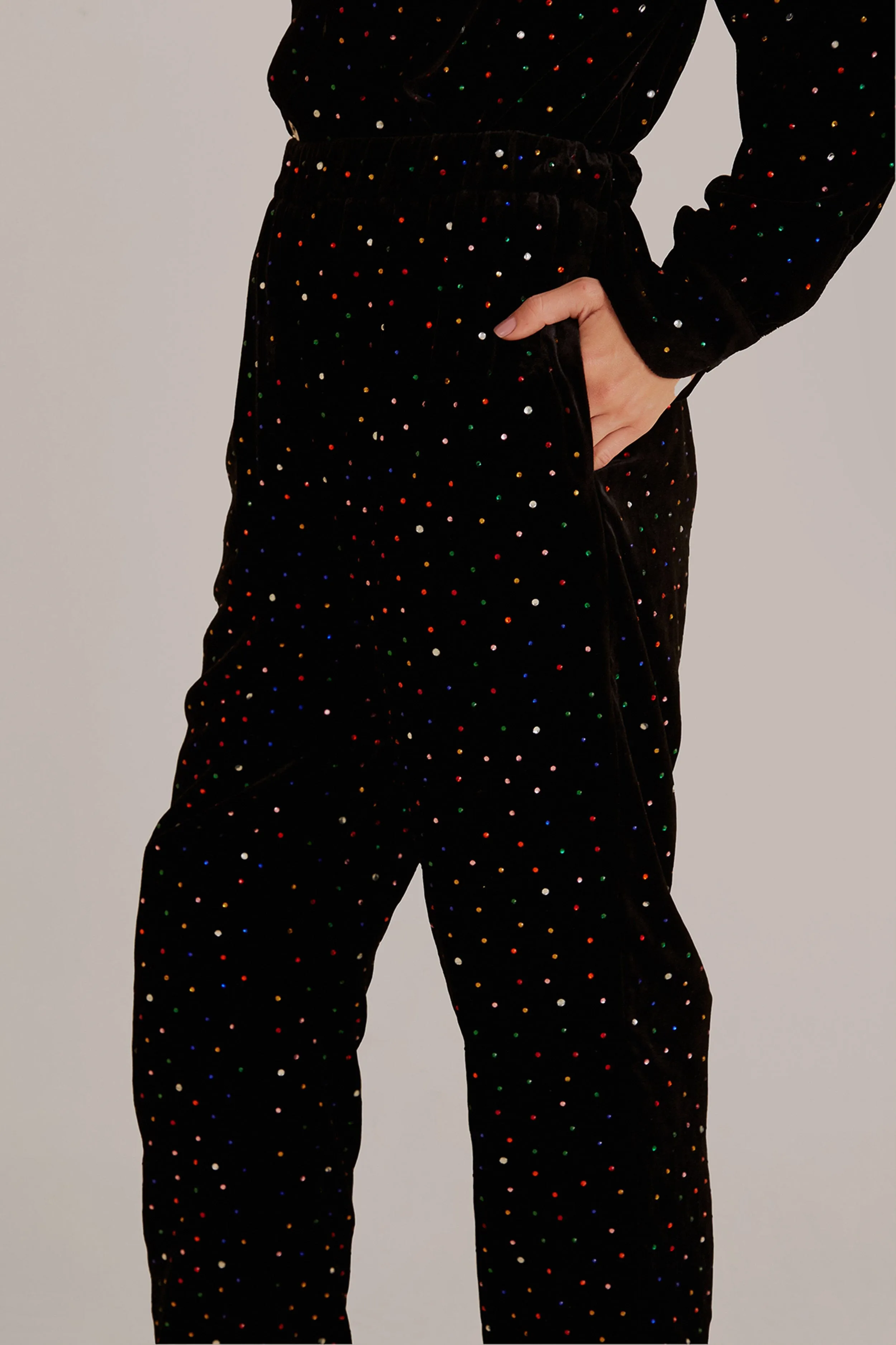 Black Velvet Pants Street Ready