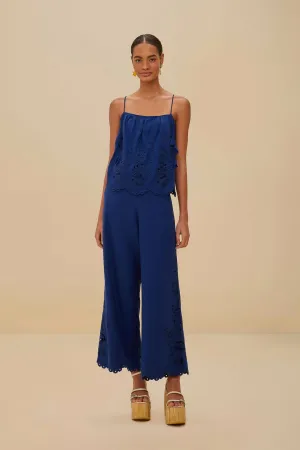 AntiSlipWaistband QuickDryTechnology Blue Richelieu LENZING? ECOVERO? Euroflax? Pants