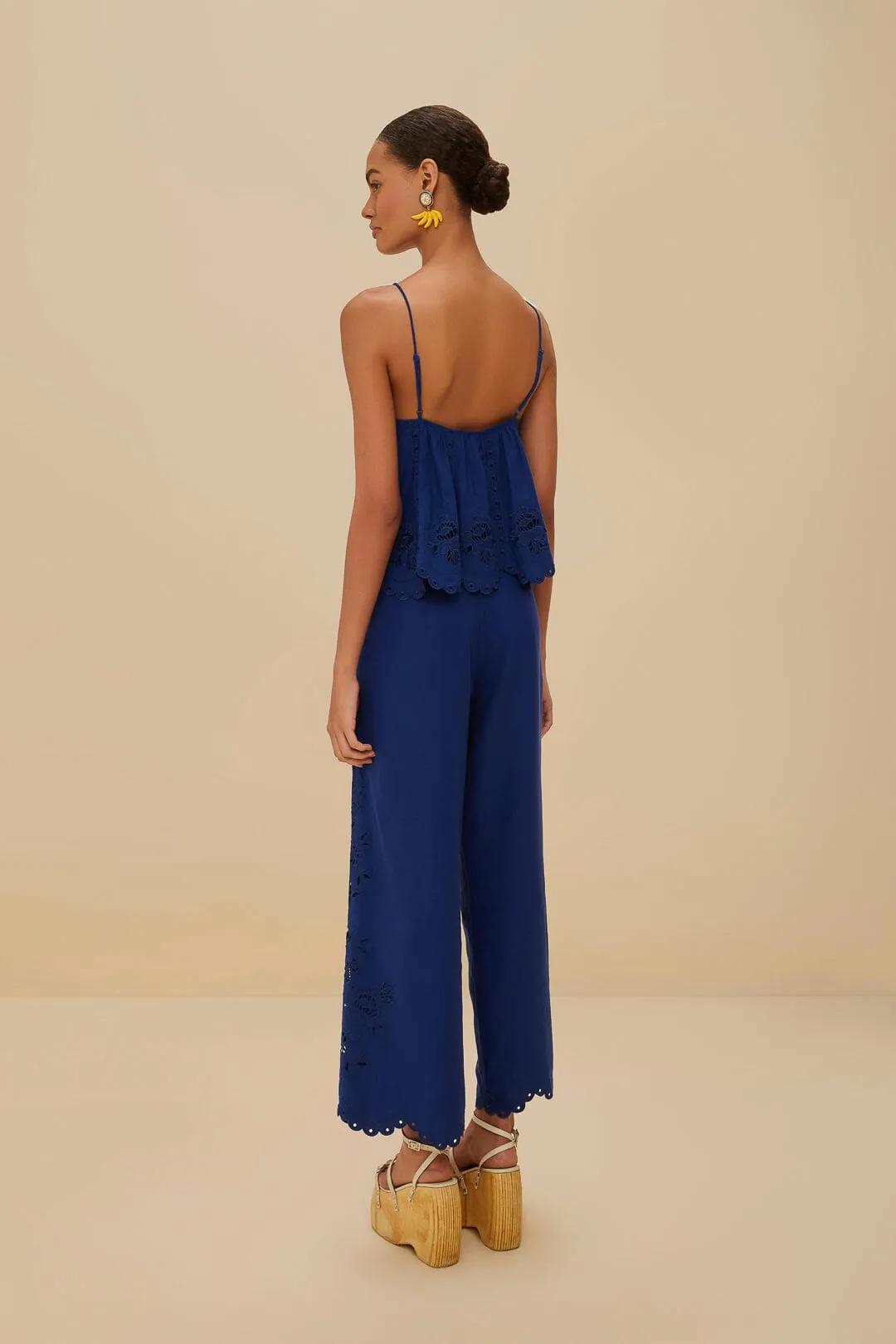 Elastic Cuff Walk Friendly Blue Richelieu LENZING? ECOVERO? Euroflax? Pants