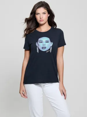 Blue Sometimes Easy T-Shirt graduation