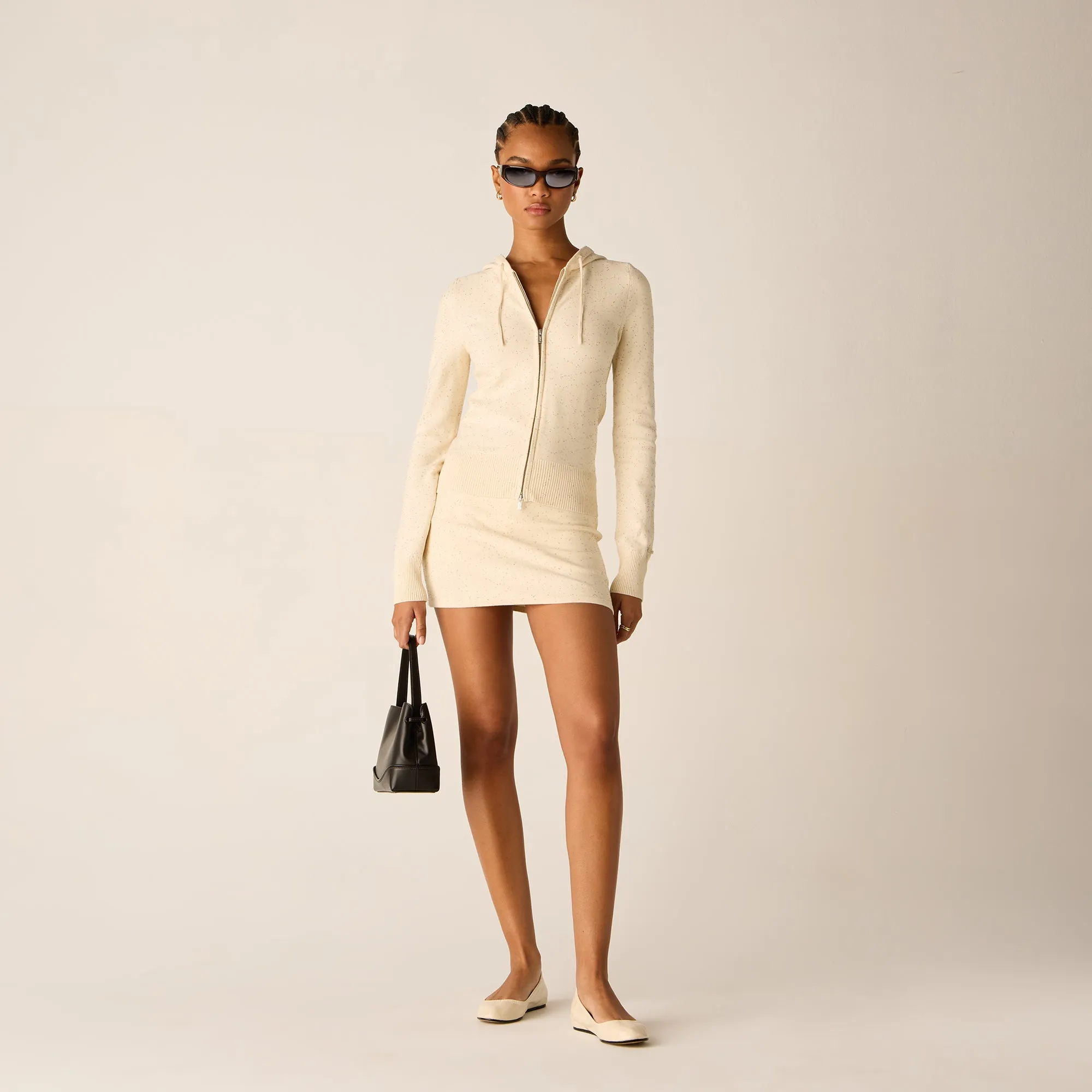 Kith Women Bardot Sequined Mini Skort - Sandrift Laidback Style Simple looks