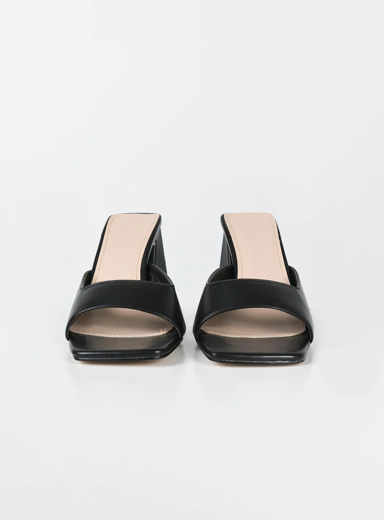 Casual Sandals Selva Heels Black
