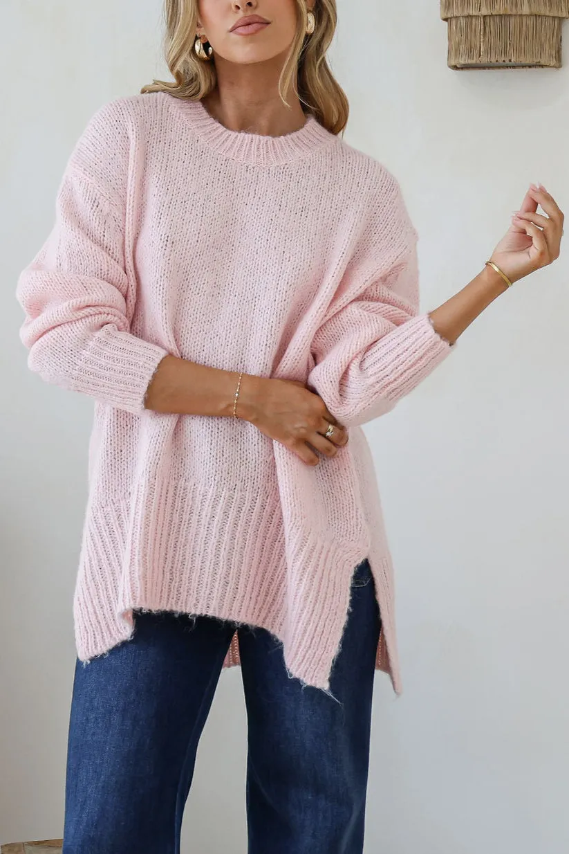 Bradley Knit - Pink Transitional Layer