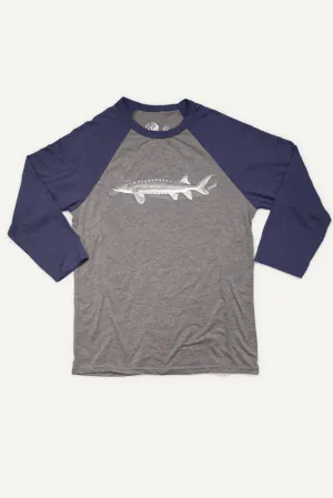 Effortless Wear Fit Sturgeon Baseball Shirt (Unisex)