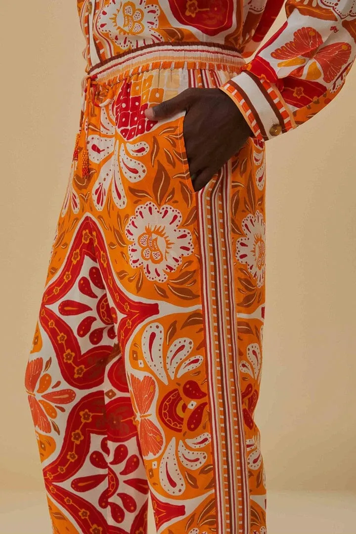 Wonderful Scarf Pants CompressionFitFabric