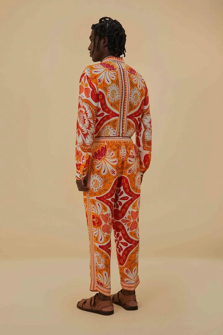 Essential Look Friction Resistant Fabric Wonderful Scarf Pants